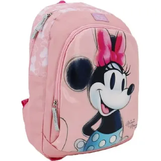 Disney Rucksack Disney Minni Mouse Pink 38cm Backpack Freizeit-Tasche