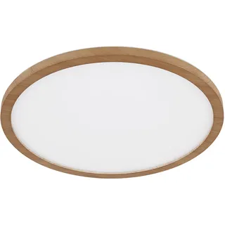 GLOBO Deckenleuchte 1x LED 18W Holzoptik
