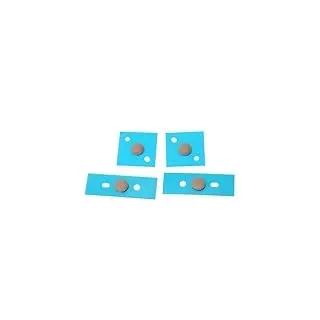 GOWENIC Laptop-Fußpolster für Laptop 3 4 5, Ersatz-Set für Laptop-Bodengehäusefüße, rutschfeste Fußpolster, rutschfeste, Runde Punkte, Genaue Größe (Roségold)