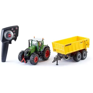 SIKUCONTROL Set Fendt Traktor mit Joskin-Anhänger + Zubehör