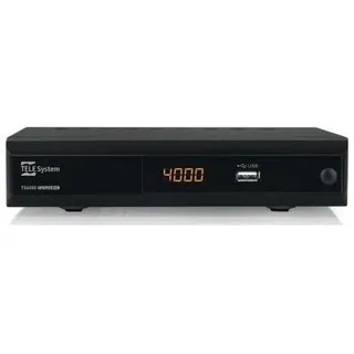Telesystem TS4000 (DVB-S2, DVB-T2), TV Receiver, Schwarz