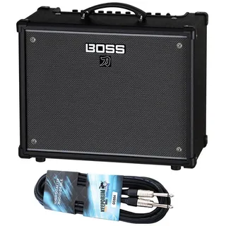 Boss by Roland Boss Gitarrenverstärker Katana 50 EX Gen 3 mit Kabel Verstärker (Anzahl Kanäle: 2) schwarz