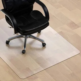Bodenschutzmatte Bürostuhl Unterlage Schreibtischstuhl 160x120 80x100 90x140 160x180 100x100 150x250cm 1mm PVC Bürostuhlunterlage für Parkett Hartböden Transparent Kratzfest rutschfest