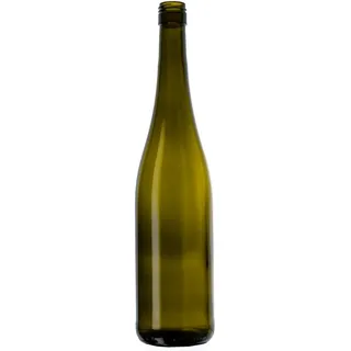 Weinschlegel 0,75 l antikgrün - BVS Mündung