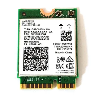 Intel WLAN Modul BE213 M.2 2230 2,4GHz/5GHz/6GHz Bluetooth 6,0