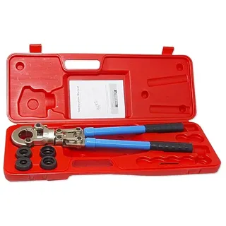 Hand-Presszange komplett mit Presskonturen G 16, G 20, G 26 und G 32 für Geberit Mepla - im Koffer