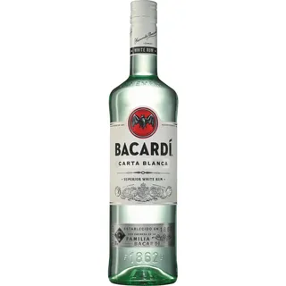 Bacardi Carta Blanca 37,5 % vol 0,7 Liter