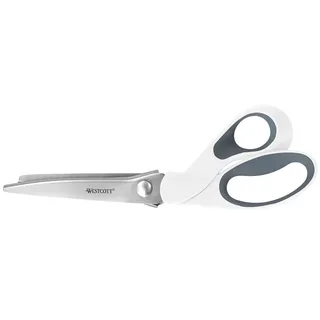 Westcott Konturenschere Softgrip weiß-grau 24,0 cm