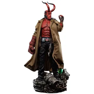 Iron Studios Deluxe Hellboy Art Scale 1/4 Hellboy Cm Figur - Multicolor