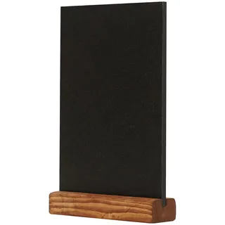 Europel Kreidetafel Tischaufsteller A5 Hochformat, Naturholz 356272