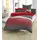 Polycotton recycelt rot 200 x 200 cm + 2 x 80 x 80 cm