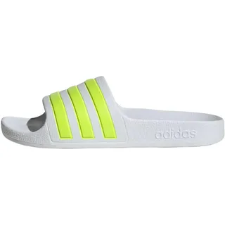 adidas Aqua Adilette Kids Cloud White / Solar Slime / Cloud White 36