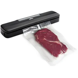 Grafner Vakuumierer mit 30 cm Naht, inkl. 10 Vakuumierbeutel und Folienschneider, mit entnehmbarer Tropfschale, Lebensmittel bleiben bis zu 8x länger frisch, Vakuumiergerät Folienschweißgerät