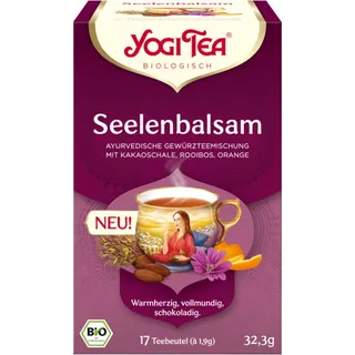 Gewürztee "Seelenbalsam" mit Kakaoschale, Rooibos & Orange (17 Beutel)