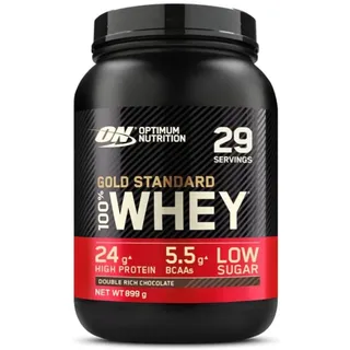 Optimum Nutrition Gold Standard 100% Whey Double Rich Chocolate Pulver 908 g