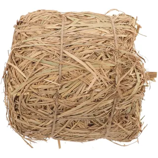 Strohballen Kleine Dekorative Tischdekoration mit Natürlicher Heuhaufen | Khaki, Strohmaterial, Herbstlicher Stil, Kreative Deko, Pflegeleicht und Außenbeständig für Accessoires