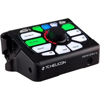 Tc Helicon PERFORM-V Ultimate Mic Stand-Mount Vocal Processor für schnellen und einfachen Sound in Studioqualität mit erweiterbaren Effekten