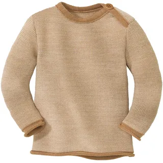 Disana Melange-Pullover Karamell-Natur Gr. 62/68