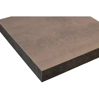 Impuls Küchen Arbeitsplatte IMPULS KÜCHEN "4 cm stark", grau (beton, optik schiefer dunkelgrau), B:300cm H:4cm T:60cm, Holzwerkstoff, Tischplatten, in vielen Breiten, passend zu allen Serien, von vier Seiten ummantelt