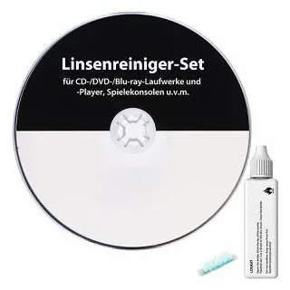 Pearl Linsenreiniger-Set für CD-/DVD-/Blu-ray-Laufwerke und -Player u.v.m.