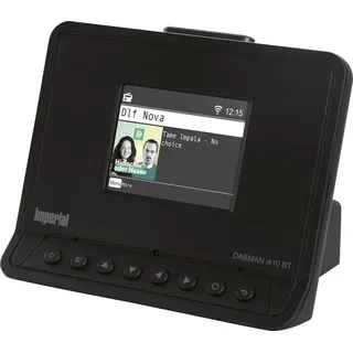 Telestar IMPERIAL DABMAN i410 BT, Internet, Analog & Digital, DAB+, FM, 7,62 cm (3"), USB Typ-A, Schwarz - Schwarz