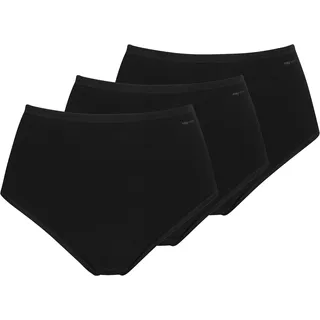 Taillenslip MEY "Superfine Organic", Damen, Gr. 40, schwarz, Single Jersey, Obermaterial: 92% Baumwolle, 8% Elasthan, bedruckt, unifarben, körpernah, Unterhosen Taillenslip, Natürliches Tragegefühl