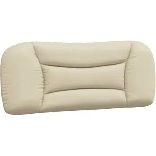 vidaXL Kopfteil-Kissen "Hvar" Creme 100 cm Stoff