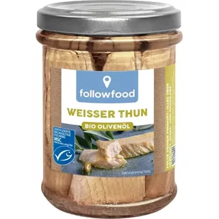 followfood Weißer Thunfisch in Bio-Olivenöl