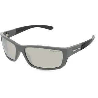 Arnette 0AN4336 FRAMBUESA Herren-Sonnenbrille Vollrand Quadratisch Acetat Spritzguss-Gestell, grau