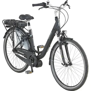 Prophete E-Bike »E-Bike City«, 7 Gang, Shimano Nexus, Mittelmotor 250 W, schwarz
