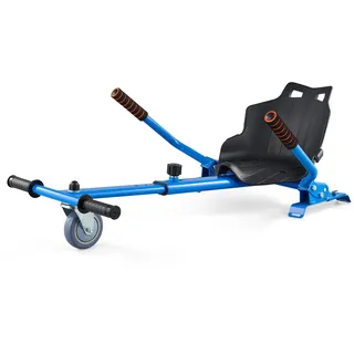 CO-Z Hoverboard-Stuhl Hoverkart Sitzscooter Hoverboard Sitz Gokart Sitz für Self Balancing Kompatibel mit 6,5 Zoll 8,5 Zoll und 10 Zoll Scooter für Erwachsene und Kinder (Blau)