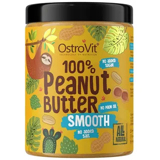 Ostrovit 100% Peanut Butter, Smooth - 1000g EUR/kg)