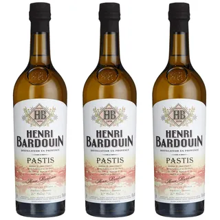 Distilleries et Domaines de Provence Pastis Henri Bardouin, 3er Pack (3 x 750 ml)