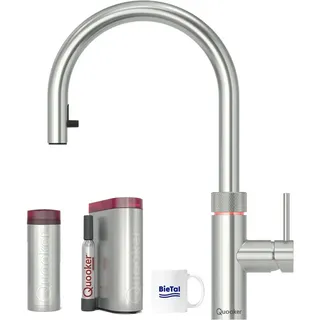 Quooker Flex Voll Edelstahl & PRO3 kochendes Wasser Reservoire