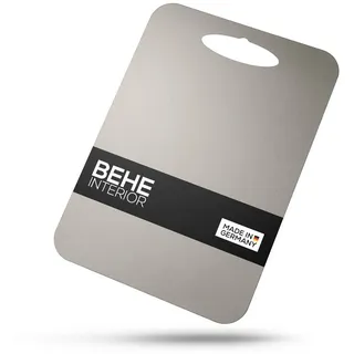 behe interior Schneidebrett Edelstahl Schneidebrett Set - Rutschfest, hygienisches Frühstücksbrett, mit Griff, (1-St), Rutschfeste, selbstklebende Gummigleiter schützen Arbeitsfläche 17 cm x 24 cm