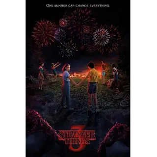 Grupo Erik Kunstdrucke, Unlaminierten, Stranger Things Maxi Poster One Summer, 61x91.5 cm