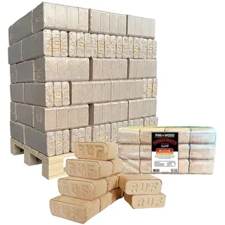 PINI Holzbriketts 100% Buche 630 kg Palette