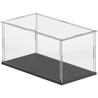 NHQZ Acryl VitrineSchaukasten für Modellautos, Figuren Schaukasten Vitrine Acryl Sammelvitrine, Acrylbox für Wohnzimmer, Schlafzimmer und Büro