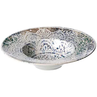 Ritzenhoff & Breker Gourmetteller 28 cm beige/blau/weiß 6er Set