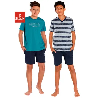 LE JOGGER Pyjama kurz, (2 Stck.) Farb-Set | 170/176