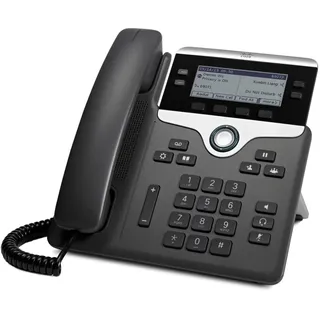 Cisco IP Phone 7841 WITH, Telefon, Schwarz, Silber