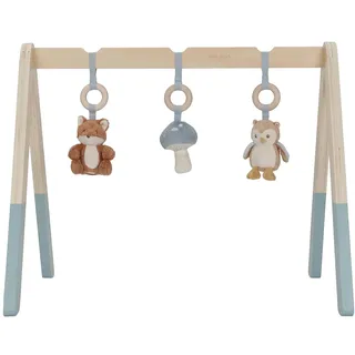 Little Dutch Baby Gym Spieltrapez Spielbogen Holz inkl. Anhänger blau - Forest Friends