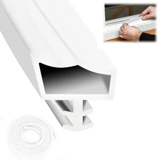 Türrahmen Dichtung für Schallschutz, Türdichtung Gummi, Zimmertürdichtung, Zugluftstopper türdichtungen für Schallschutz, Kollisionsvermeidu und Feuchtigkeitsbest, 10m/20m/30m Verfügbar(Weiß 30 Meter)