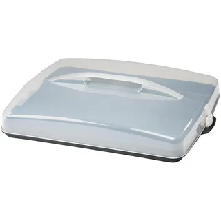 xavax Kuchen-Transportbox Blechkuchen-Transportbox, Kuchentransportbox, Grau