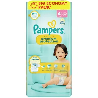 Pampers Premium Protection Gr. 4 (9-14 kg) 52 St.