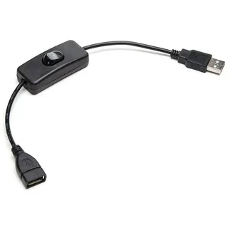 BerryBase USB-A auf USB-A 0,25 m Schwarz