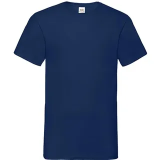 FRUIT OF THE LOOM Valueweight V-Neck blau 3XL