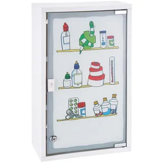 Hi Medizinschrank 30 x 15 x 50 cm Edelstahl