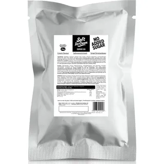 Sansei Soft-Eis Pulver für Eismaschine Softeispulver Speiseeispulver Ohne Zuckerzusatz Sahnegeschmack 2 kg 2:5 für 7 Kg