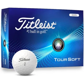 Titleist Tour Soft Golfbälle white